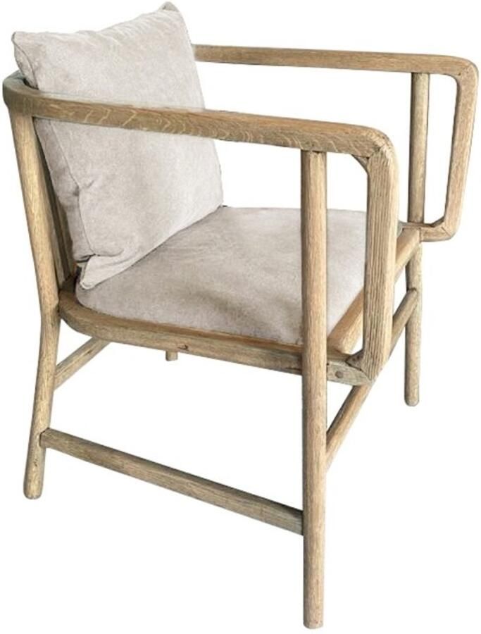 Leeff by Netty Lisa Stoel Zand 60 x 66 x 71 cm