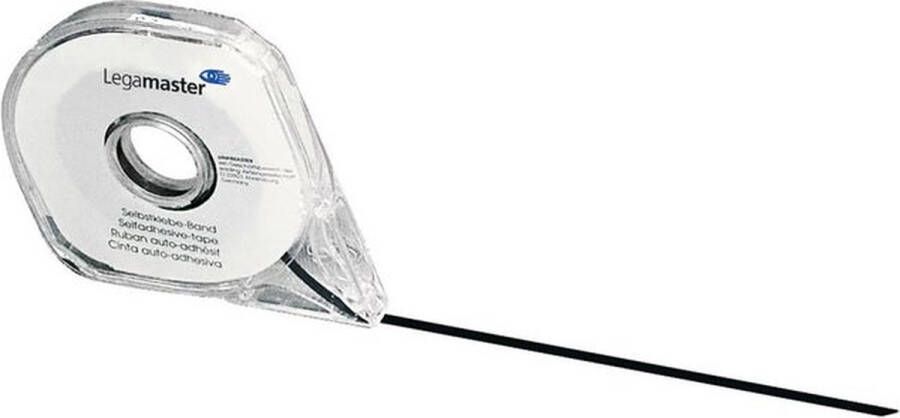 Legamaster Verdeeltape voor planborden Afmeting: 2 5 mm x 16 meter zwart (rol 16 meter)