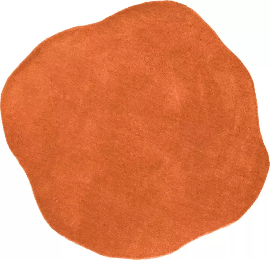 Leitmotiv Carpet Organic Diamond medium wool burned orange - Foto 1