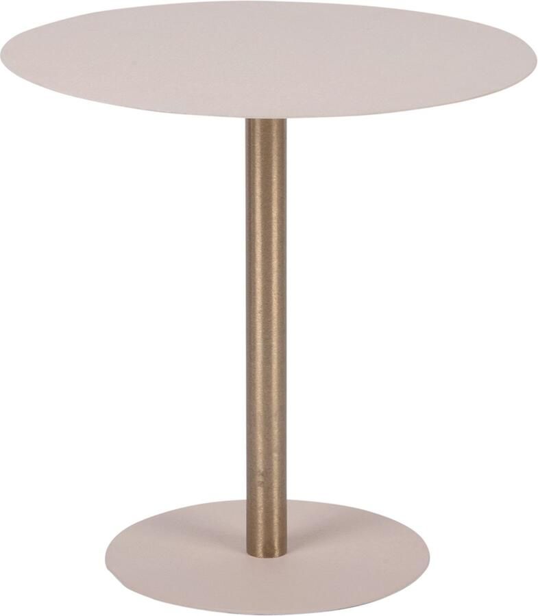 Leitmotiv Bijzettafel Dex Large Grijs 50x50x51cm Modern