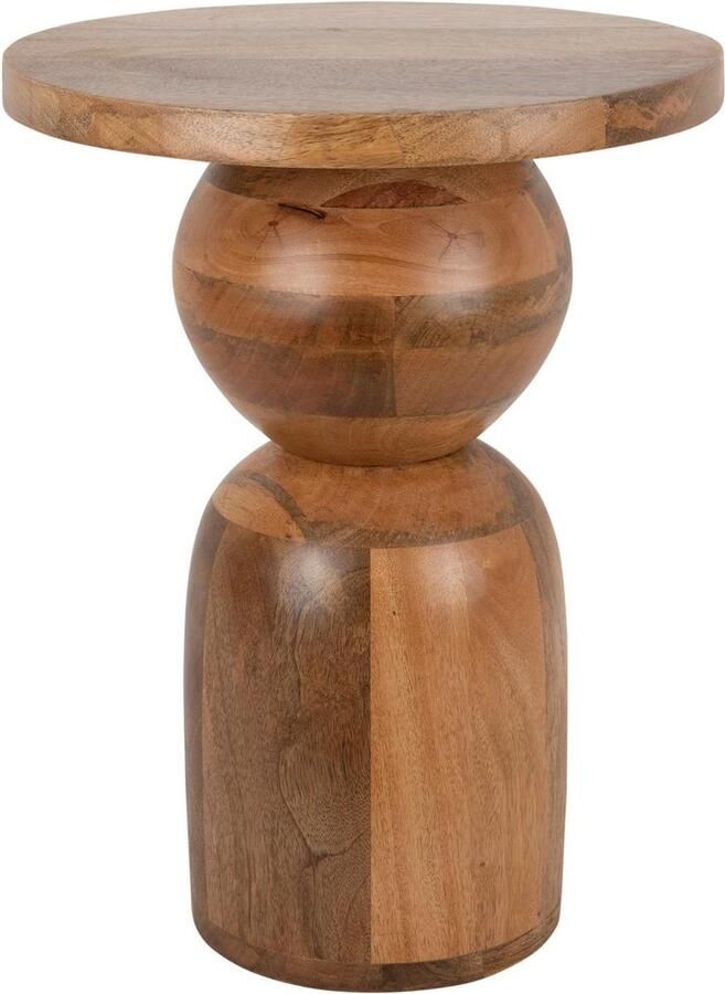 Leitmotiv Bijzettafel Dia Naturel Ø35cm Scandinavisch