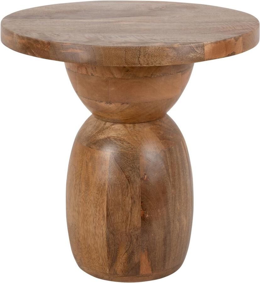 Leitmotiv Bijzettafel Dia Naturel Ø38cm Scandinavisch