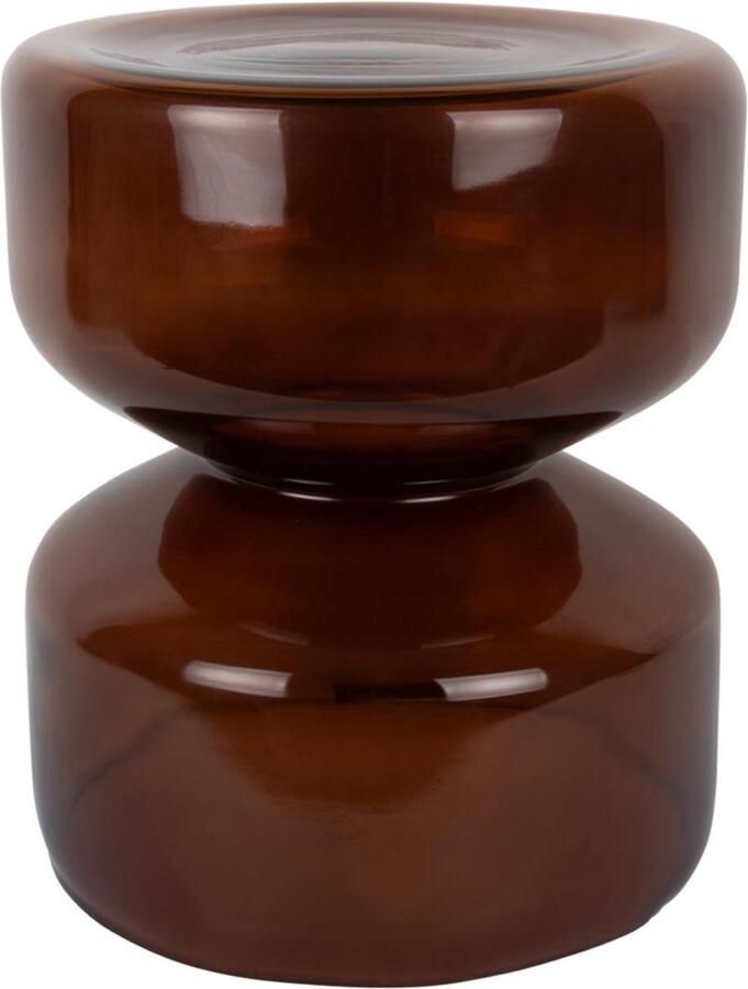 Leitmotiv Bijzettafel Doble Bruin 35x35x41cm Modern