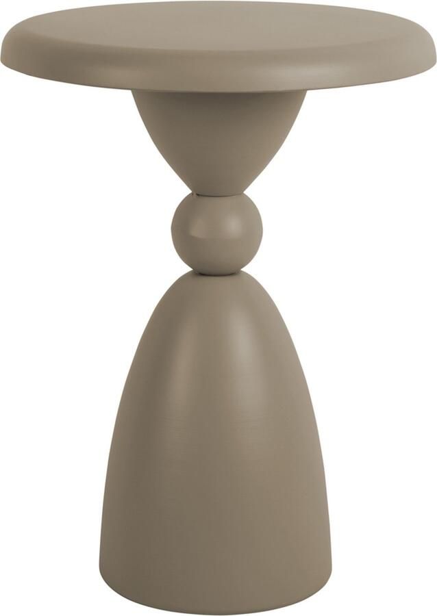 Leitmotiv Bijzettafel Folly Outdoor Warmgrijs