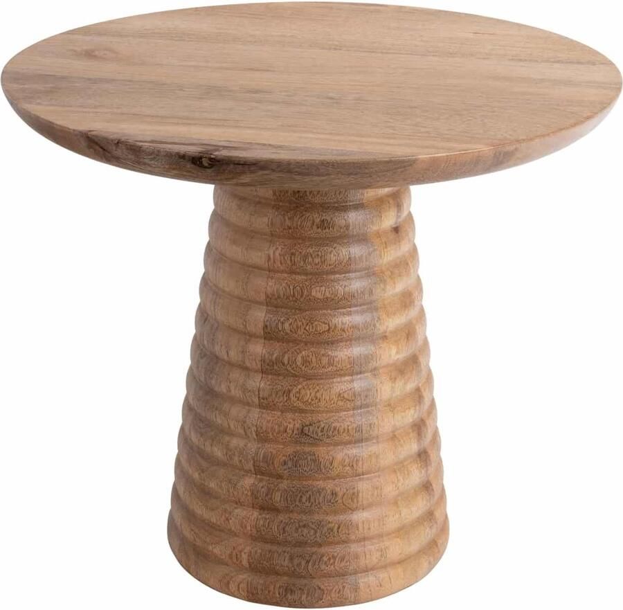 Leitmotiv Bijzettafel Force Layered Base Bruin 40x40x44.5cm Scandinavisch