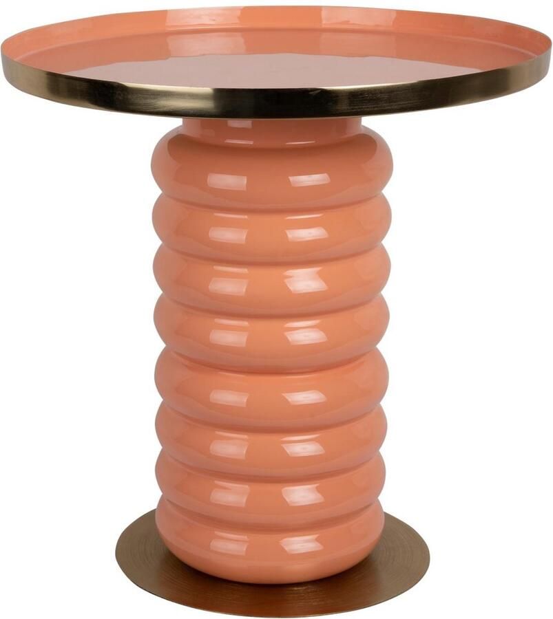 Leitmotiv Bijzettafel Ruby Oranje Ø41cm Scandinavisch