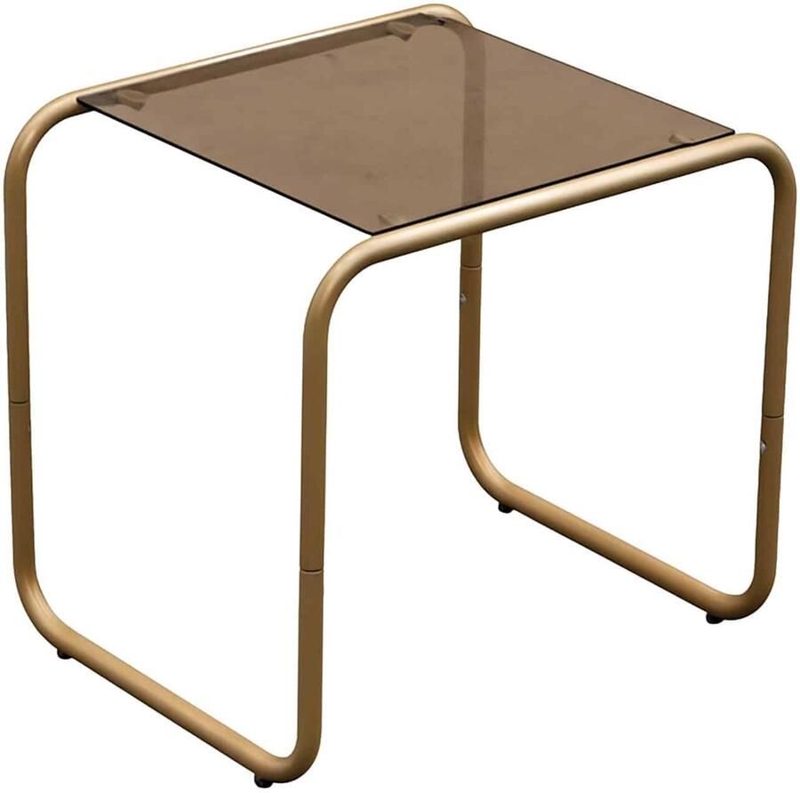 Leitmotiv Bijzettafel Ventana Mokka 50x40x45cm Modern