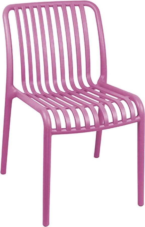 Leitmotiv Eetkamerstoel Glee Helderroze