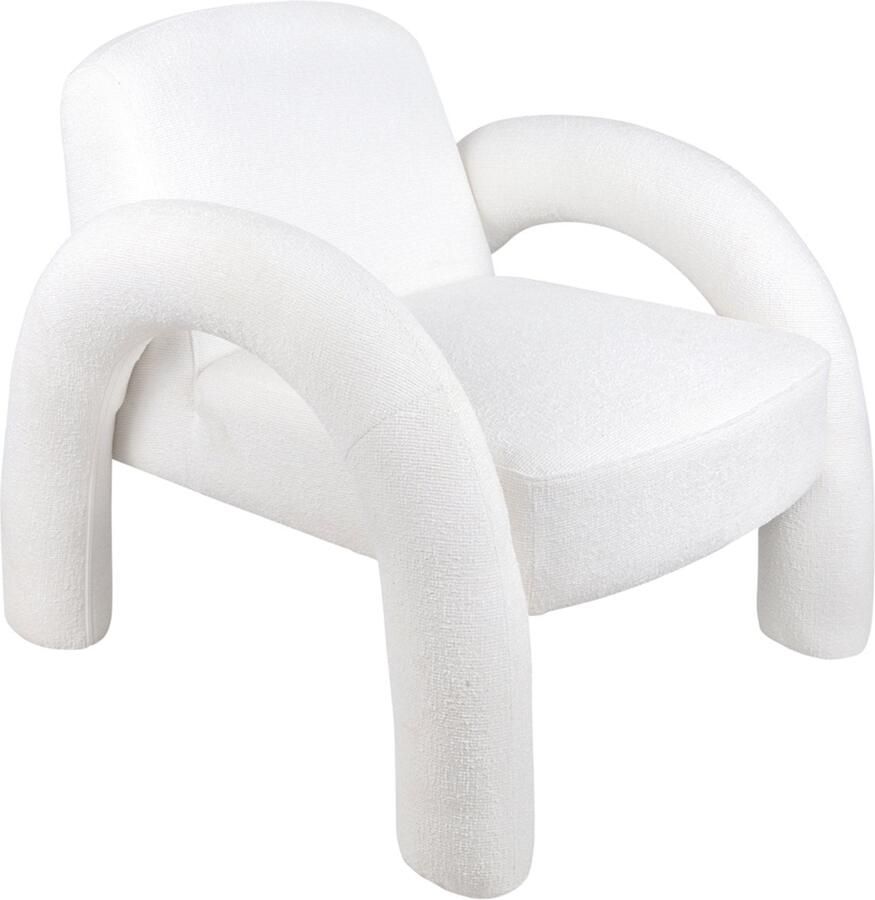 Leitmotiv Fauteuil Brazo Melange Gebrokenwit