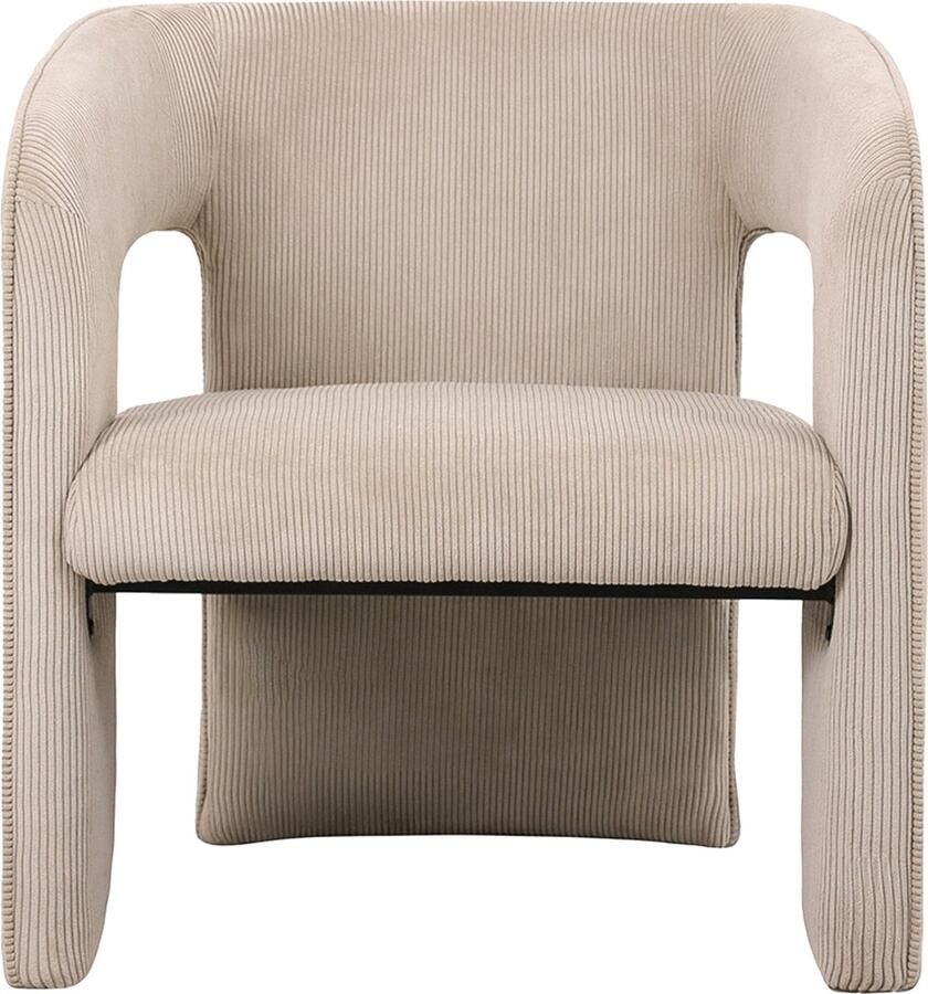 Leitmotiv Fauteuil Vigor Warmgrijs