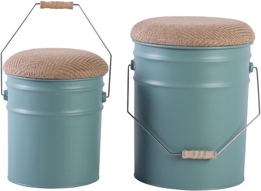 Leitmotiv Kruk Buckets Grijsjade Ø31cm Scandinavisch