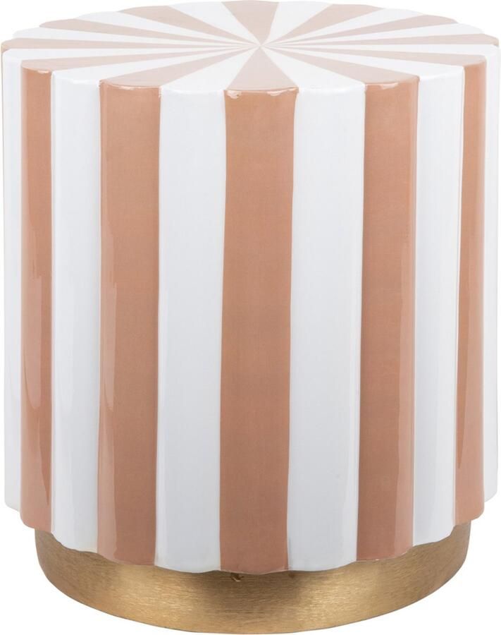 Leitmotiv Kruk Candy Swirl Soft brown & white