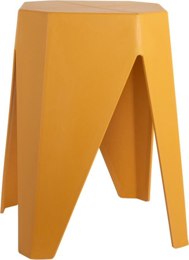 Leitmotiv Kruk Cherish Heldergeel 29x29x47cm Scandinavisch