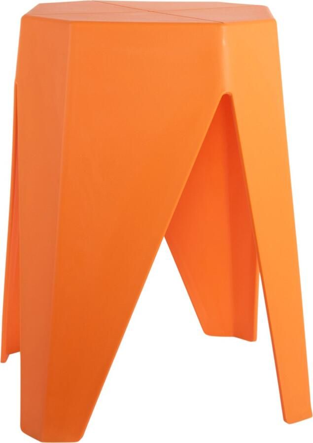 Leitmotiv Kruk Cherish Helderoranje 29x29x47cm Scandinavisch