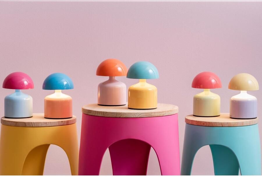 Leitmotiv Kruk Double Funky Helderroze Ø24cm Scandinavisch