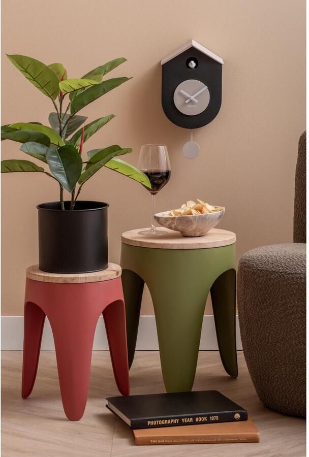 Leitmotiv Kruk Double Funky Legergroen Ø24cm Scandinavisch