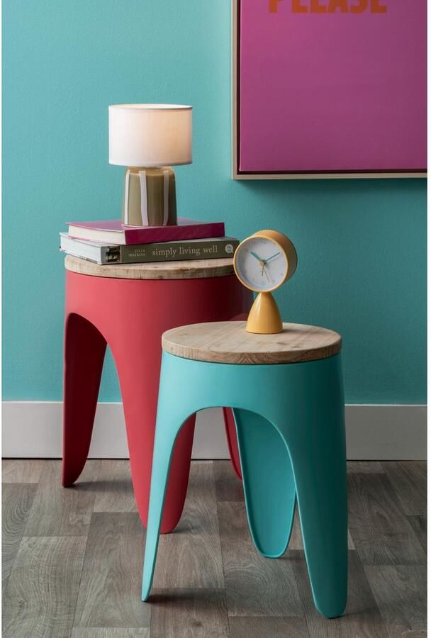 Leitmotiv Kruk Double Funky Scarlet rood Ø24cm Scandinavisch