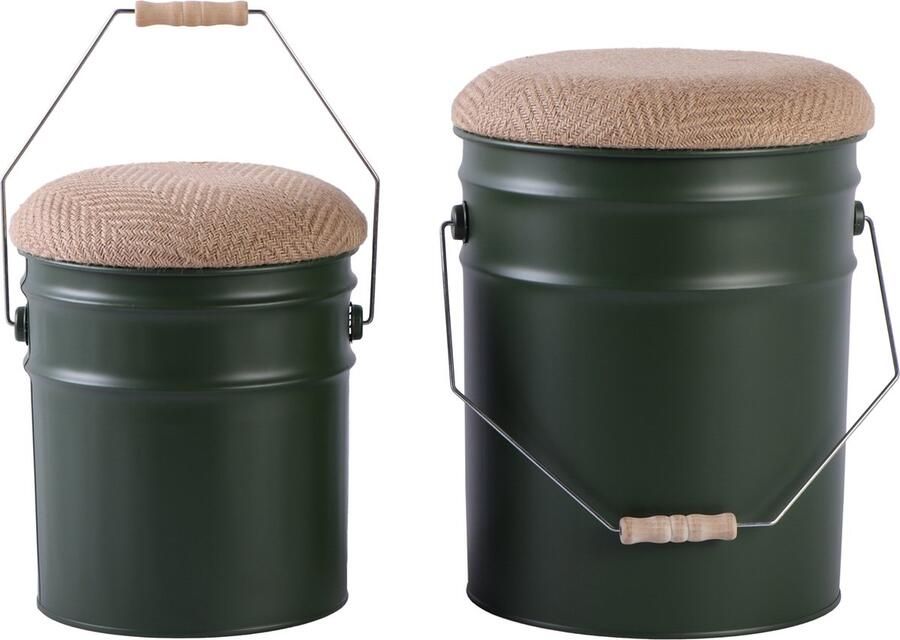 Leitmotiv Kruk Set Buckets Jungle groen