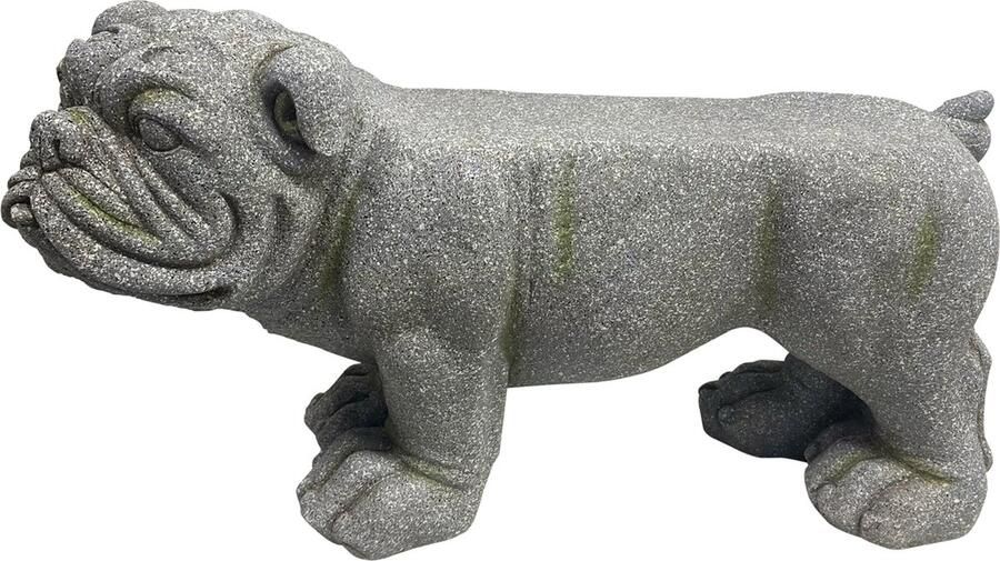 Leitmotiv Outdoor Bankje Dog Donkergrijs