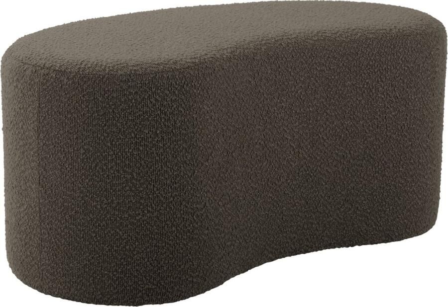 Leitmotiv Poef Ada Wave Groen 80x43x36cm Scandinavisch