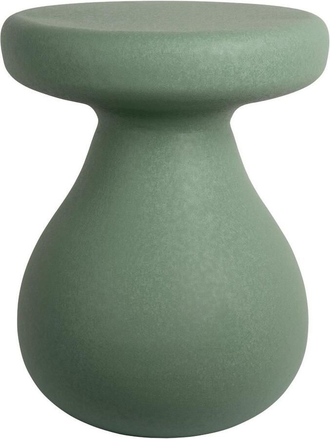 Leitmotiv Poef Boaz Groen Ø37cm Scandinavisch