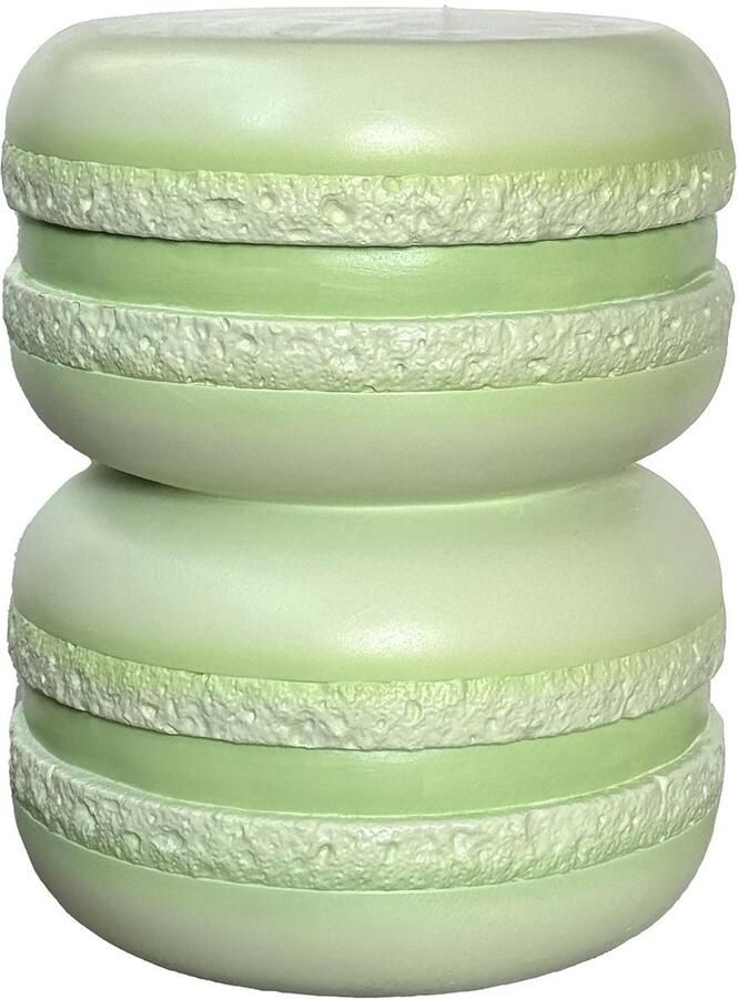 Leitmotiv Poef Macaron Zachtgroen Ø38cm Scandinavisch