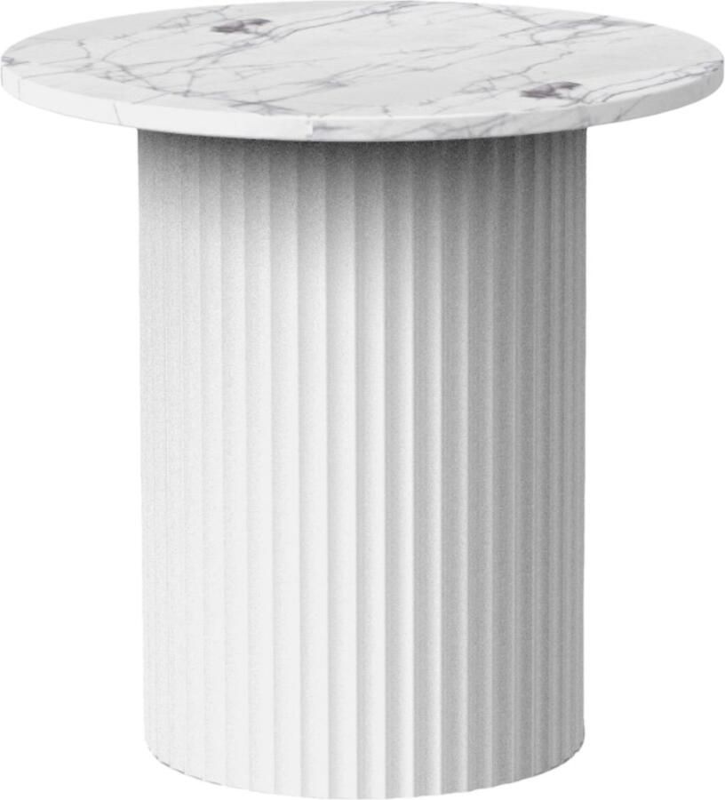 Leitmotiv Salontafel Luscious Straight Wit Ø45cm Scandinavisch - Foto 2