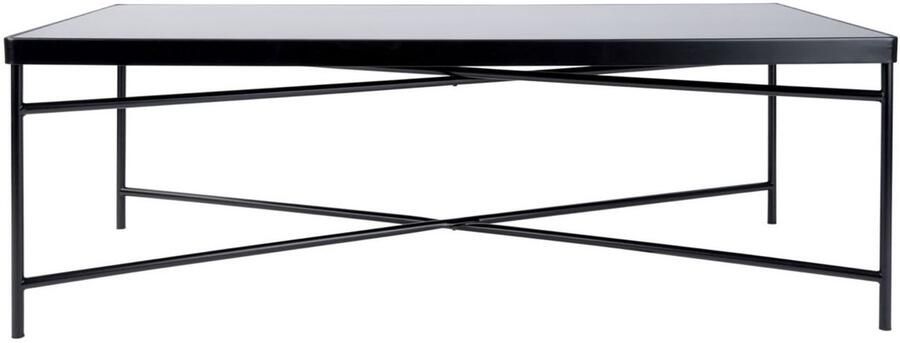 Leitmotiv Salontafel Smooth Rechthoek Mat Zwart 120x60x40cm Modern