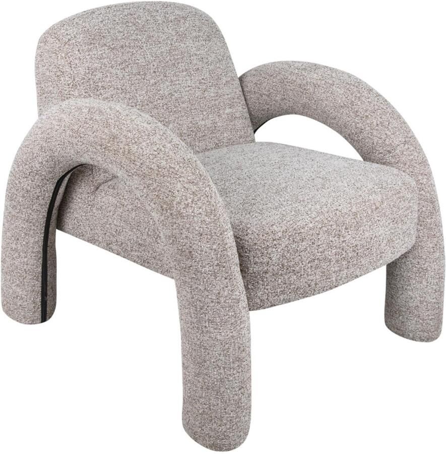 Leitmotiv Stoel Brazo Melange Groen 88x74x74cm Modern