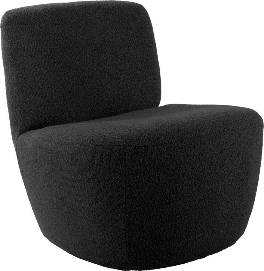 Leitmotiv Stoel Chair Ada Zwart 71x65x68cm Scandinavisch