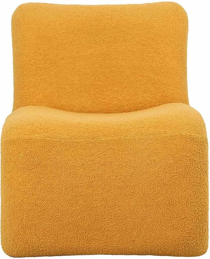 Leitmotiv Stoel Fuerza Geel 87x64x70cm Scandinavisch