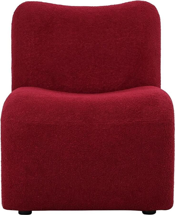 Leitmotiv Stoel Fuerza Rood 87x64x70cm Scandinavisch