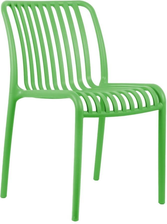 Leitmotiv Stoel Glee Heldergroen 58x42x79cm 2 stuks Scandinavisch