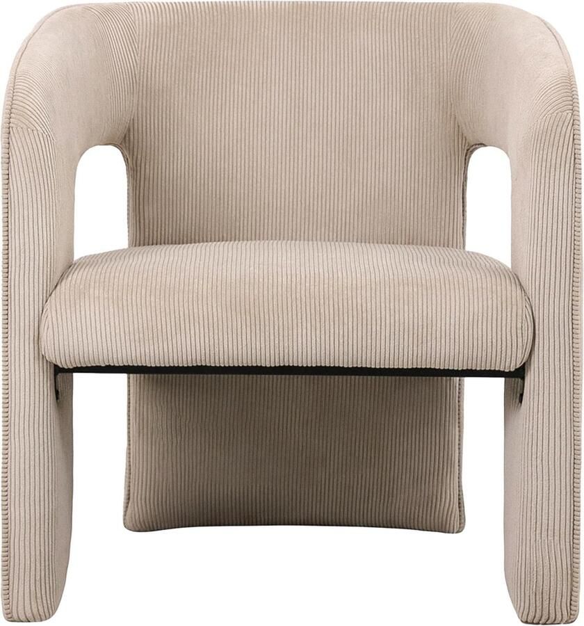 Leitmotiv Stoel Vigor Grijs 66x69x73cm Scandinavisch