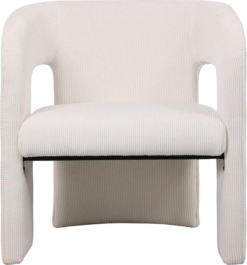 Leitmotiv Stoel Vigor Wit 66x69x73cm Scandinavisch