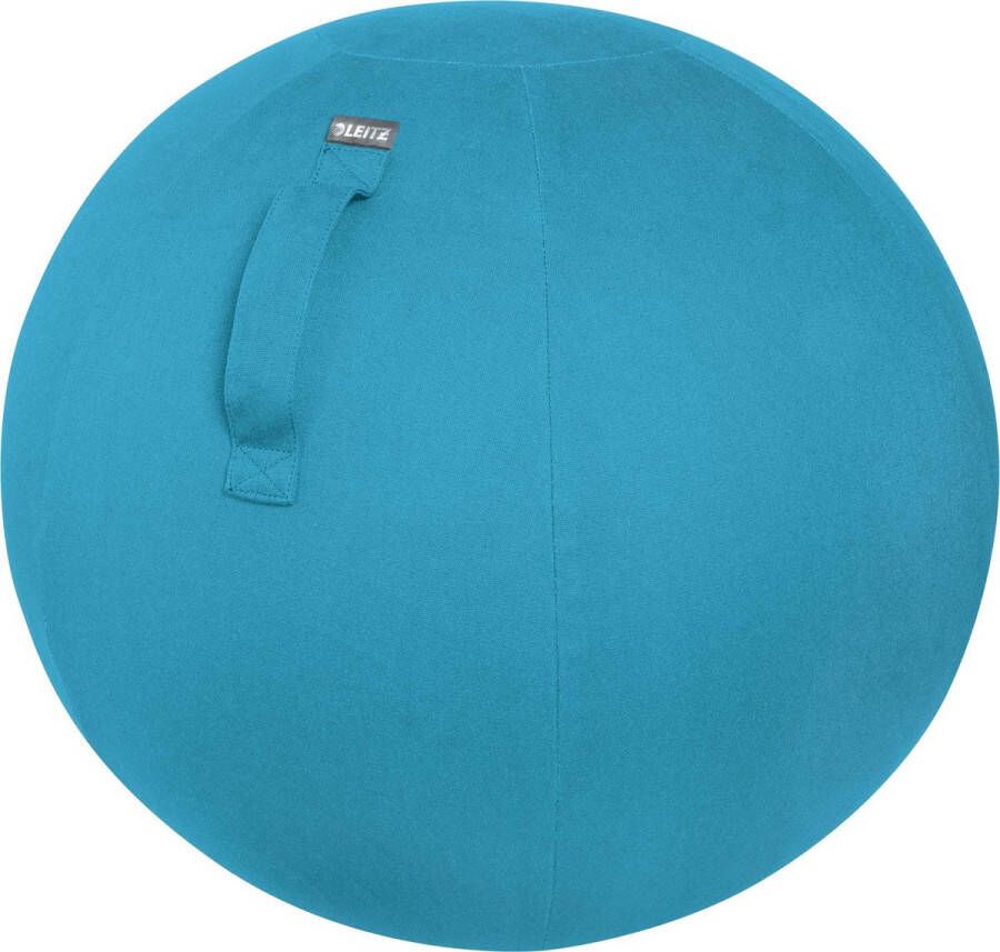 Leitz Ergo Cosy Actieve Ergonomische Zitbal Inclusief Handpomp Ideaal voor Thuiskantoor Sereen Blauw