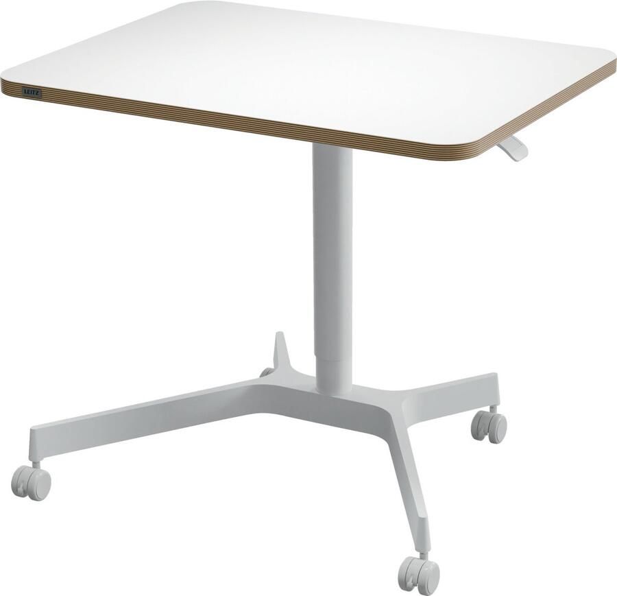 Leitz Ergo Mobiel Zit Sta Bureau Klein bureau 80 x 60 cm Wit