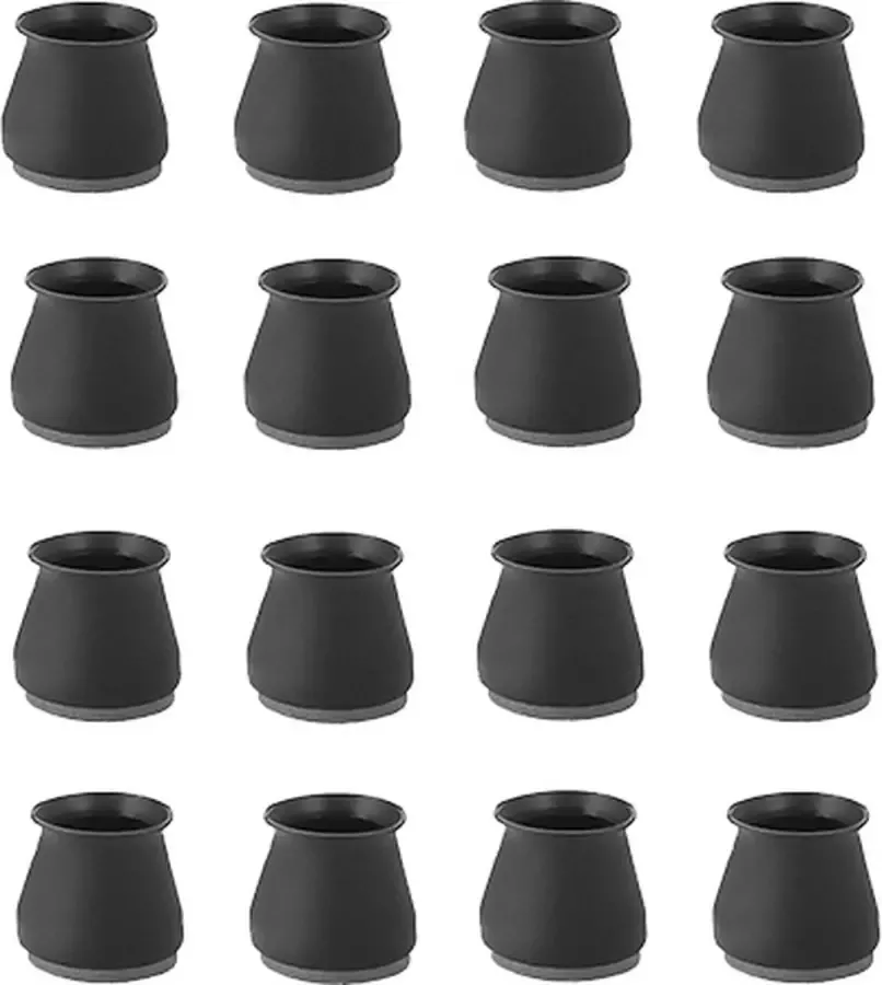 Set van 16 Stoelpoot Beschermers met Vilt 35-40mm Vloerbeschermers voor Kantoorstoelen