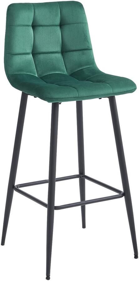 LEOBERT ARCETO kruk donkergroen fluweel zwarte poten x 3