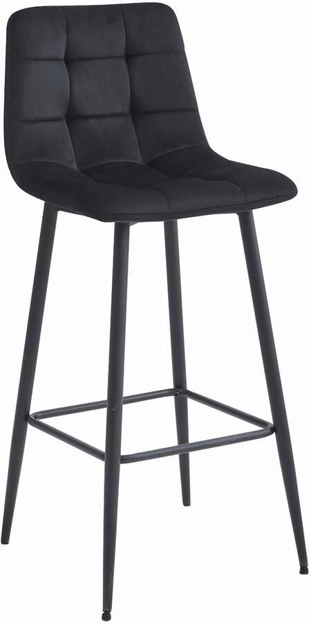 LEOBERT ARCETO kruk zwart fluweel zwarte poten x 2