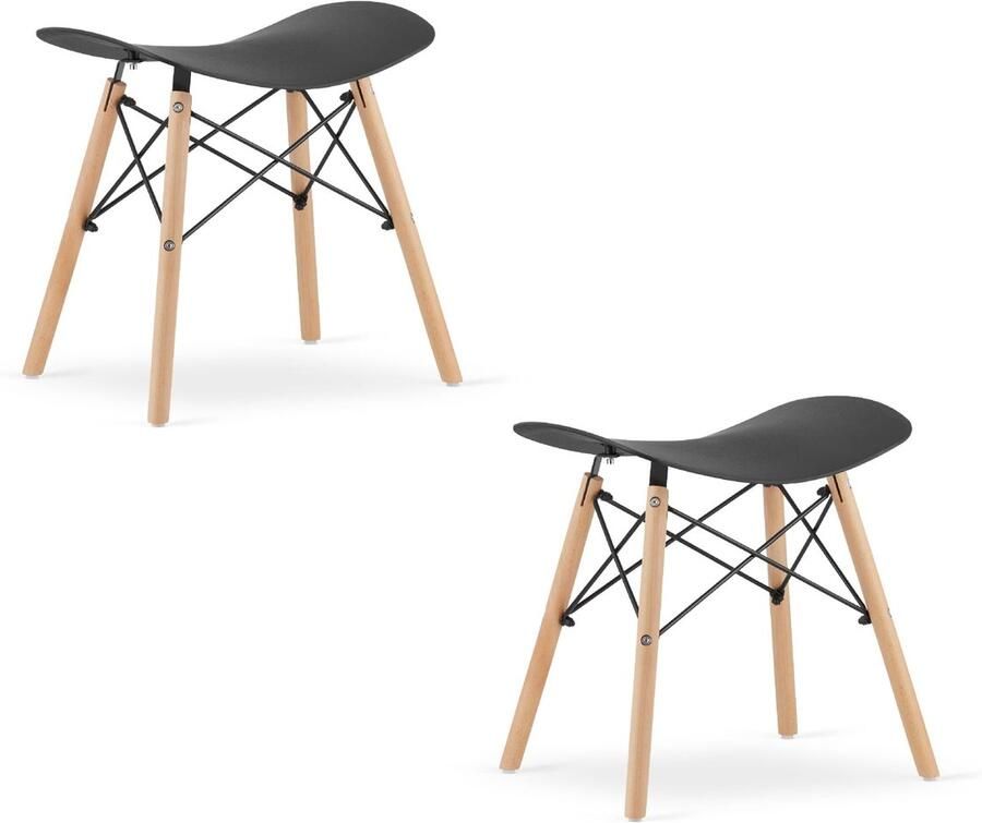 LEOBERT CORFU kruk zwart x 2