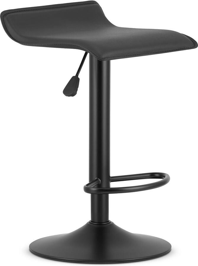 LEOBERT FORT kruk zwart eco-leer zwarte basis x 2