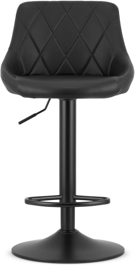 LEOBERT Kruk SZAFKA zwart eco-leer zwarte basis x 2