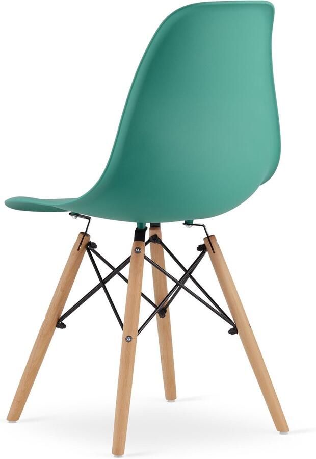 LEOBERT OSAKA stoel groen natuurlijke poten x 1