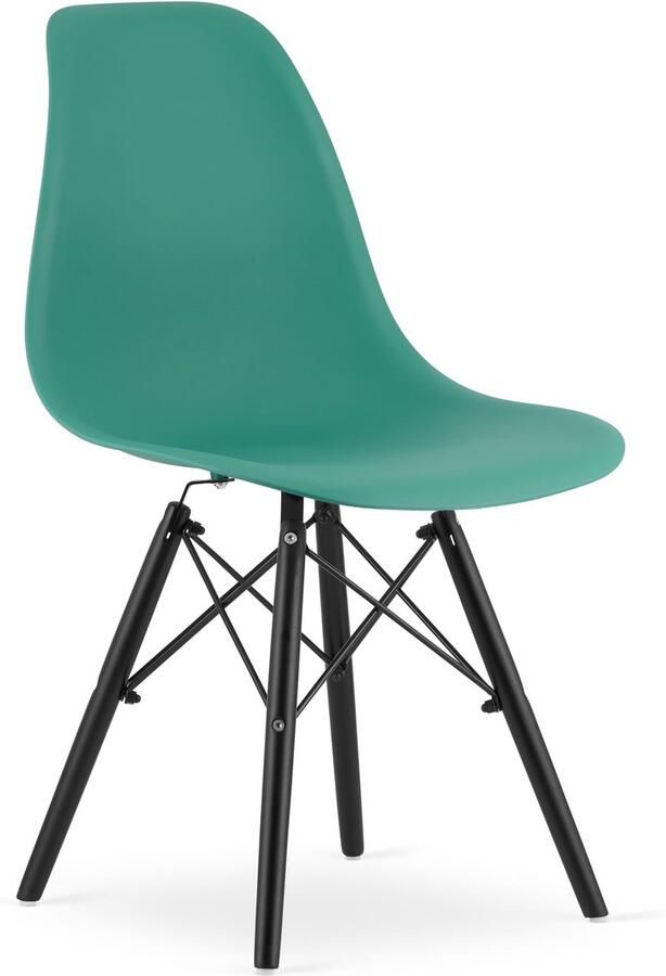 LEOBERT sp. z o.o. sp.k. OSAKA stoel groen zwarte poten x 2