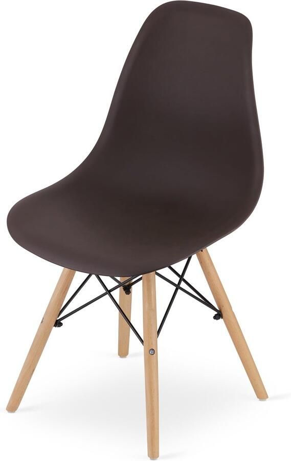 LEOBERT sp. z o.o. sp.k. OSAKA stoel koffie natuurlijke poten x 4