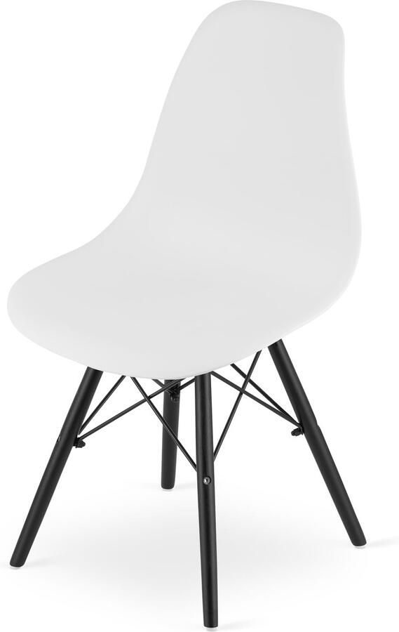 LEOBERT sp. z o.o. sp.k. OSAKA stoel wit zwarte poten x 4