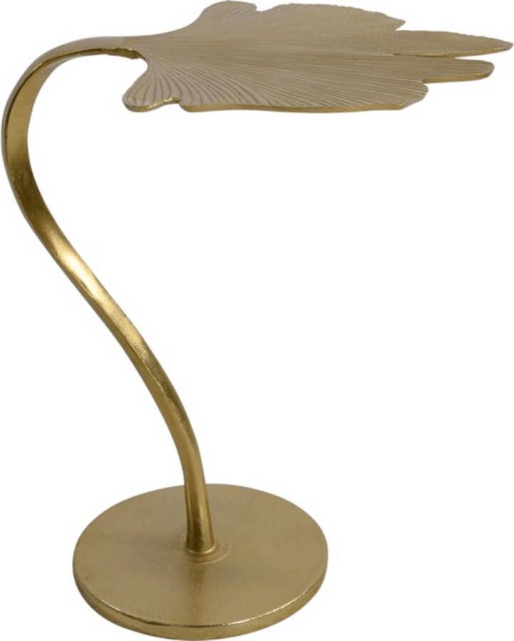 Lesliliving Lesli Living Bijzettafel Ginkgo Goud 62cm - Foto 2