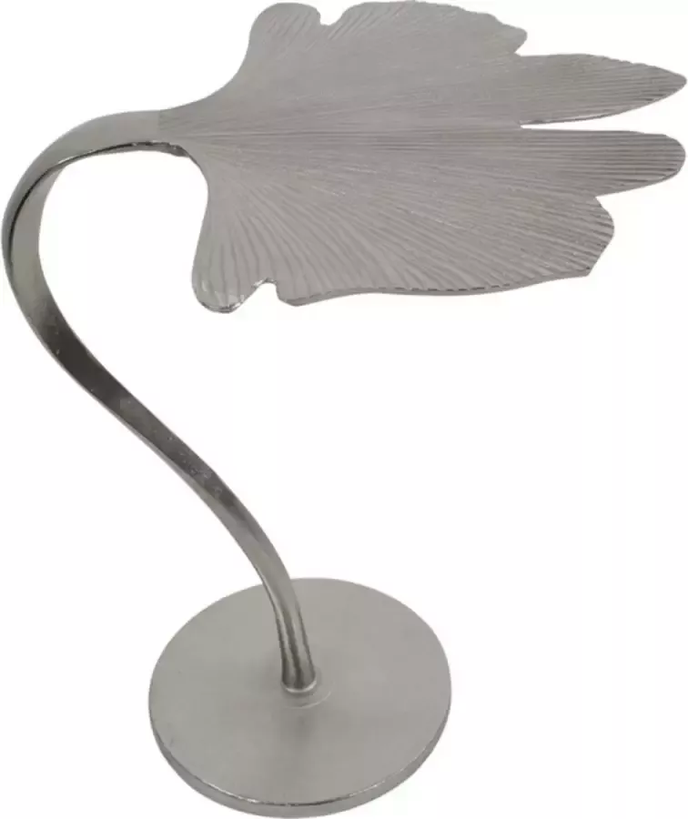 Lesli Living Ginkgo bijzettafel zilver 62cm