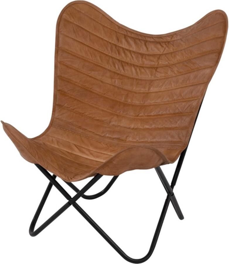 Lesliliving Vlinderstoel Billy bruin Lesli living